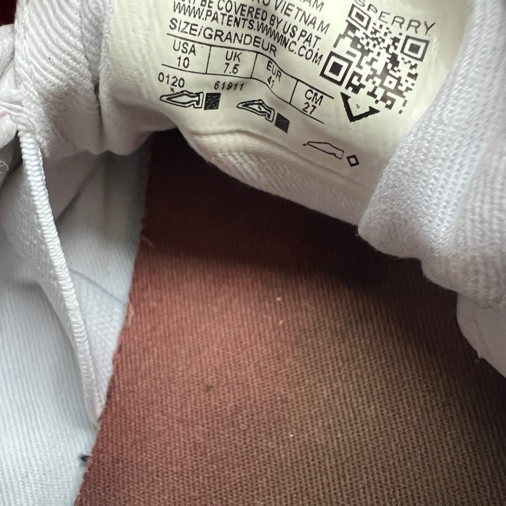 Sperry Women's White Lace-Up Sneakers - Picture 5 of 8